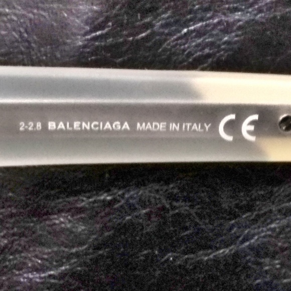 Balenciaga Square Clear Frame Sunglasses- New - Picture 6 of 8